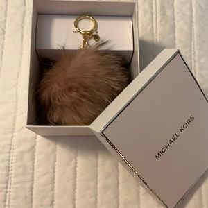 Michael Kors large fur Pom Pom